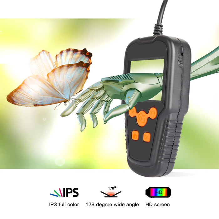 3.9Mm 1080P 2.4 Inch Ips Screen Iwaterproof Hd Digital Endoscope Length 5M Hard Cable