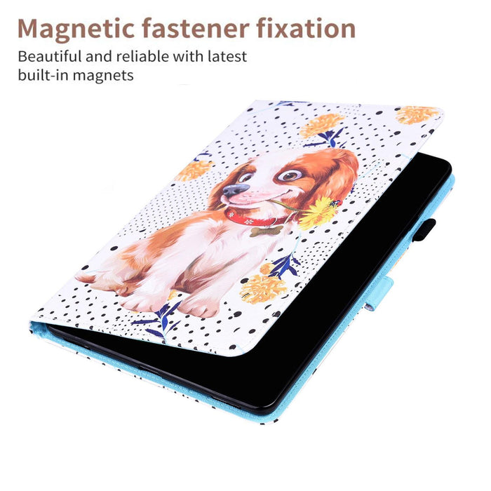 Leather Case With Flip Holder Slots & Frame