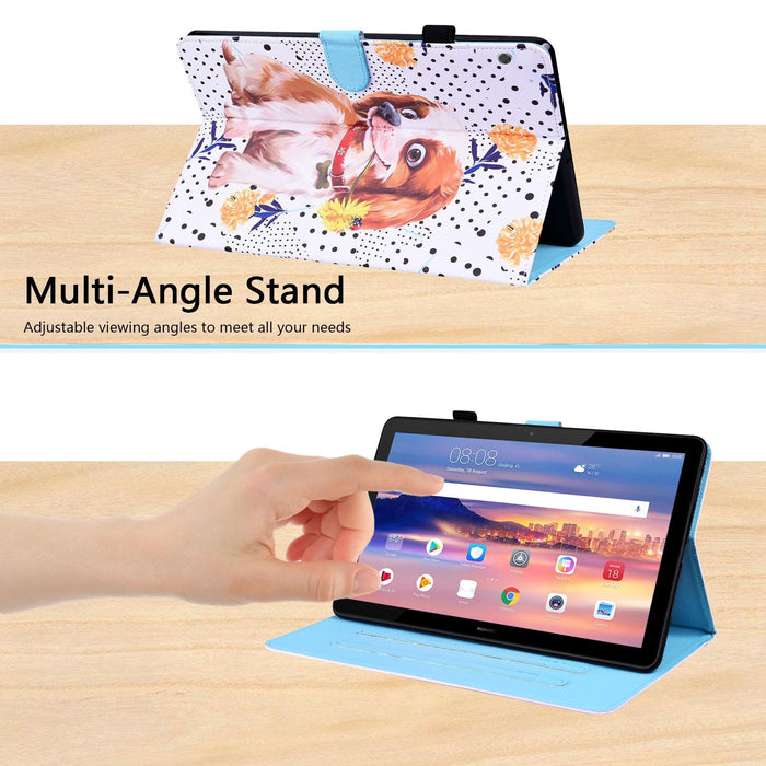 Leather Case With Flip Holder Slots & Frame