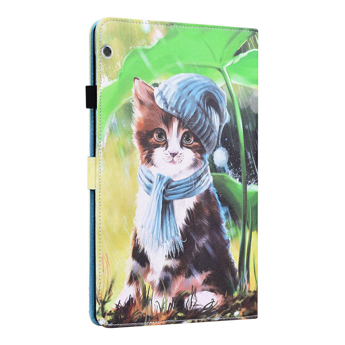 Leather Case With Flip Holder Slots & Frame