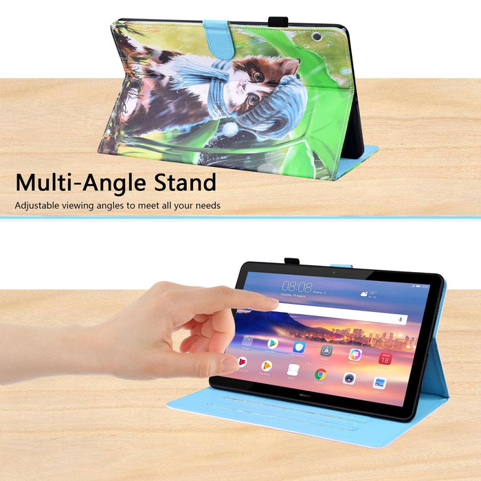 Leather Case With Flip Holder Slots & Frame