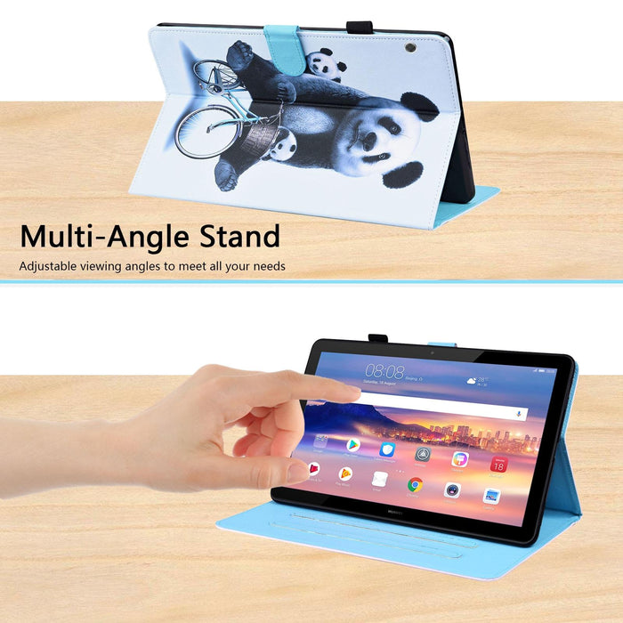 Leather Case With Flip Holder Slots & Frame