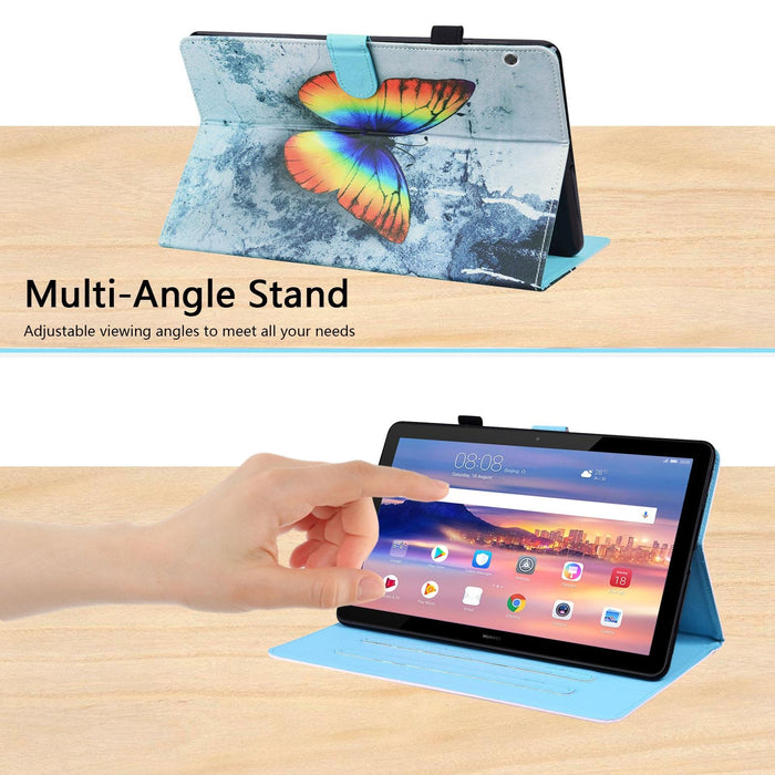 Leather Case With Flip Holder Slots & Frame