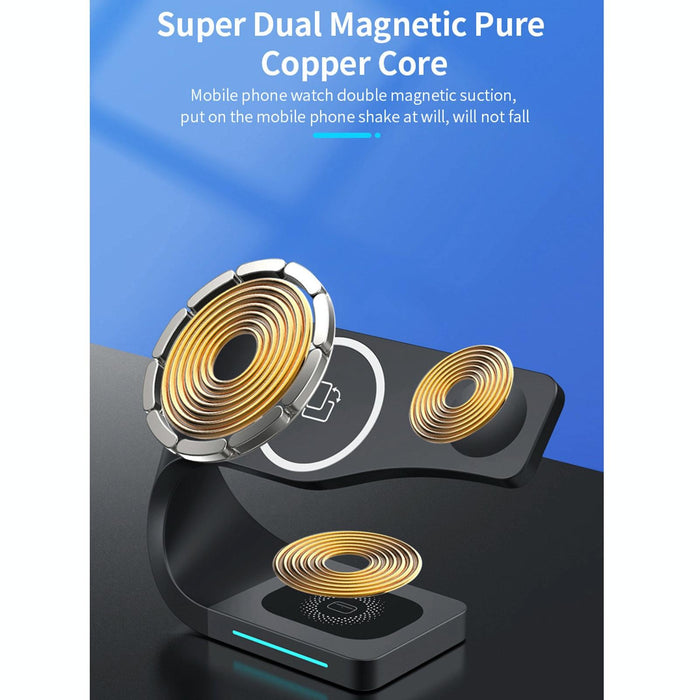4 In 1 Magnetic Wireless Charger For Iphone Iwatches Airpods