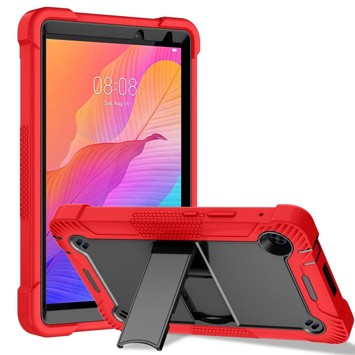 Shockproof Silicone + Pc Case With Holder