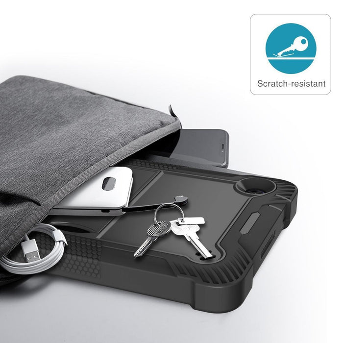 Shockproof Silicone + Pc Case With Holder