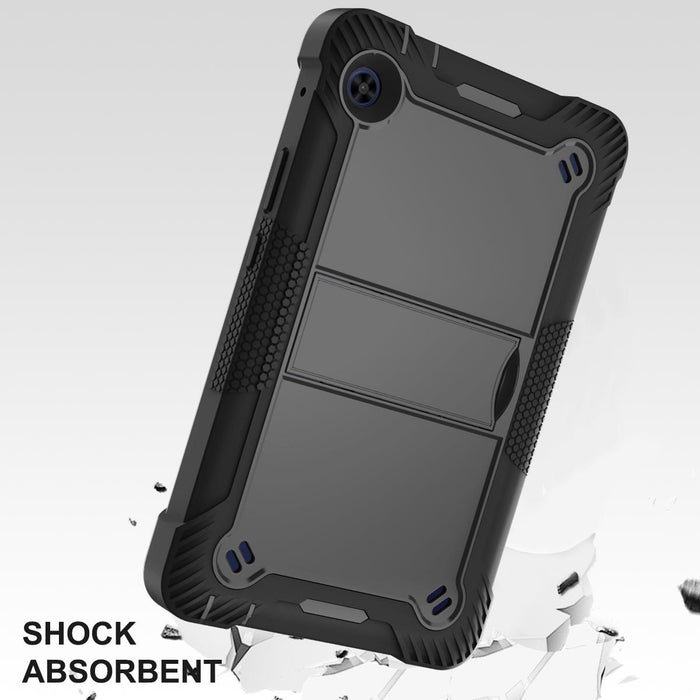 Shockproof Silicone + Pc Case With Holder