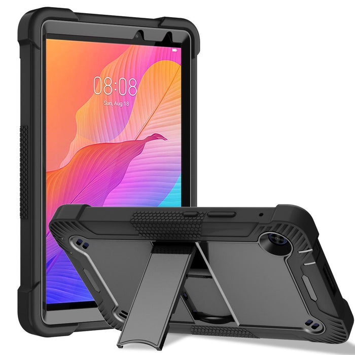 Shockproof Silicone + Pc Case With Holder