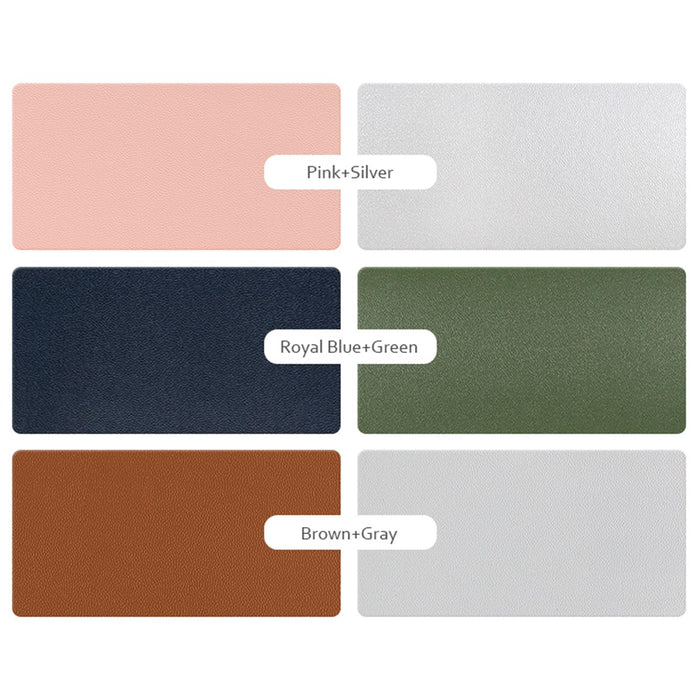 Double Sided Pu Mouse Pad Table Mat 100 X 44Cm