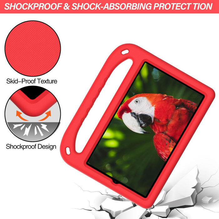 8 Eva Shockproof Case With Handle & Triangle Holder For Matepad T8