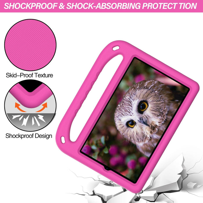 8 Eva Shockproof Case With Handle & Triangle Holder For Matepad T8