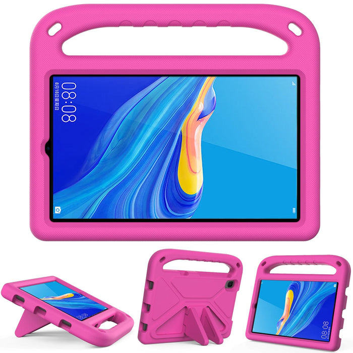 8 Eva Shockproof Case With Handle & Triangle Holder For Matepad T8