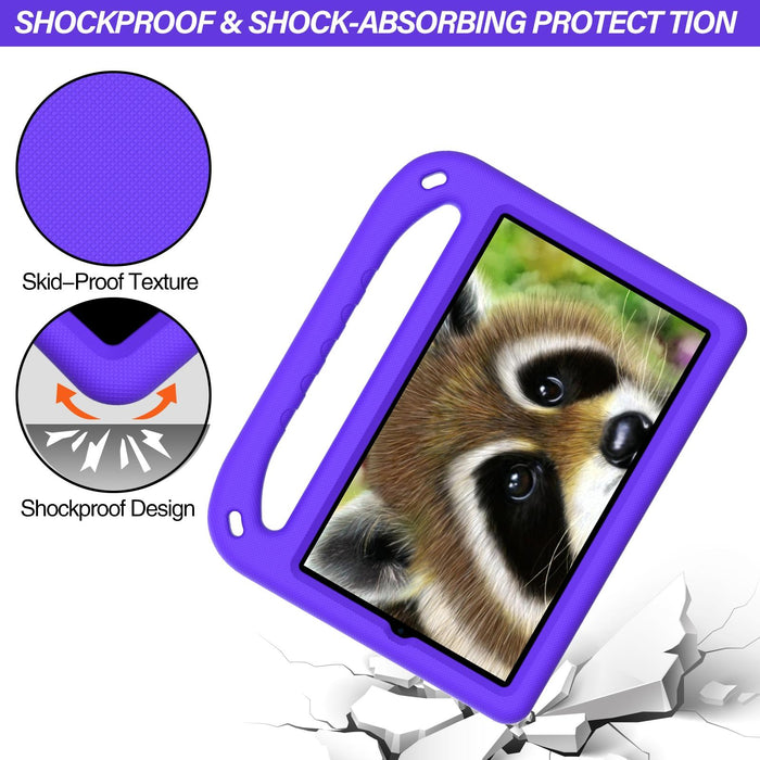 8 Eva Shockproof Case With Handle & Triangle Holder For Matepad T8