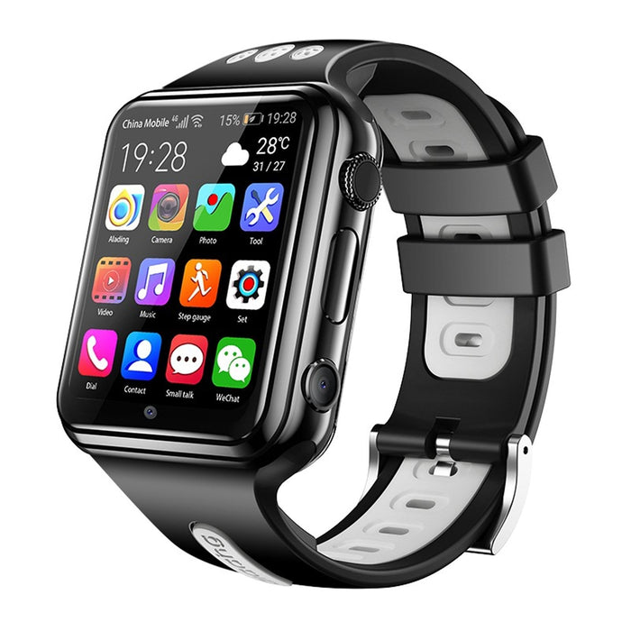 1.54 Inch Full-Fit Screen Dual Cameras Smart Phone Watch Support Sim Card / Gps Tracking / Real-Time Trajectory / Temperature Monitoring 1Gb & 16Gb