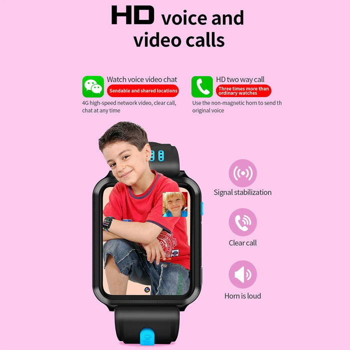 1.54 Inch Full-Fit Screen Dual Cameras Smart Phone Watch Support Sim Card / Gps Tracking / Real-Time Trajectory / Temperature Monitoring 1Gb & 16Gb