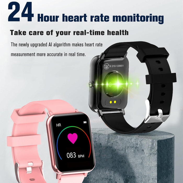 1.69 Inch Tft Screen Ip67 Waterproof Smart Watch Support Body Temperature Monitoring / Sleep Monitoring / Heart Rate Monitoring / Incoming Call Reminder