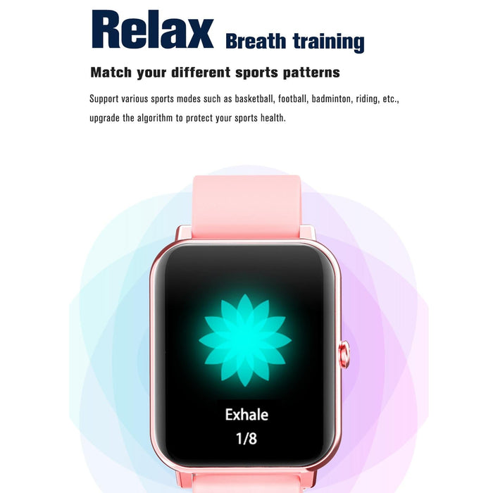 1.69 Inch Tft Screen Ip67 Waterproof Smart Watch Support Body Temperature Monitoring / Sleep Monitoring / Heart Rate Monitoring / Incoming Call Reminder