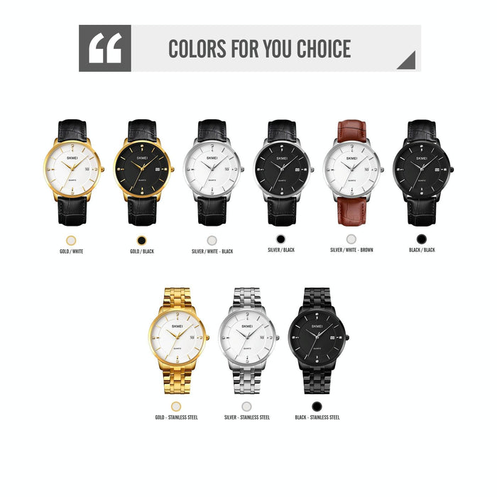 1801 Men Casual Calendar Quartz Watch