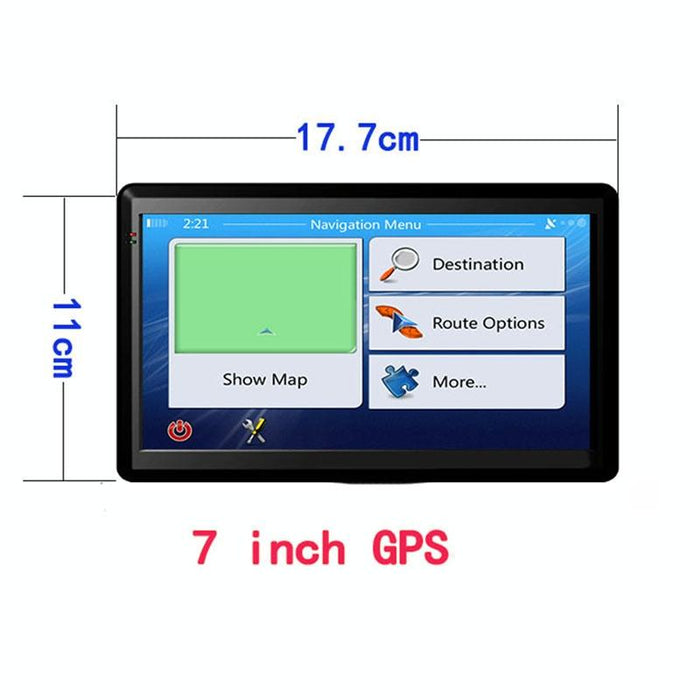 7 Inch Car Gps Navigator - 8G + 256M Capacitive Screen - High Configuration - North America Map
