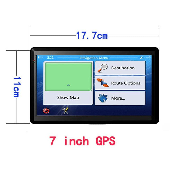 7 Inch Car Gps Navigator - 8G + 256M Capacitive Screen - Russia Belarus Ukraine Maps