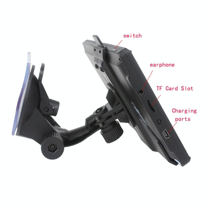 7 Inch Car Gps Navigator 8G + 128M Resistive Screen Australia Map Fm / Tf Card Support