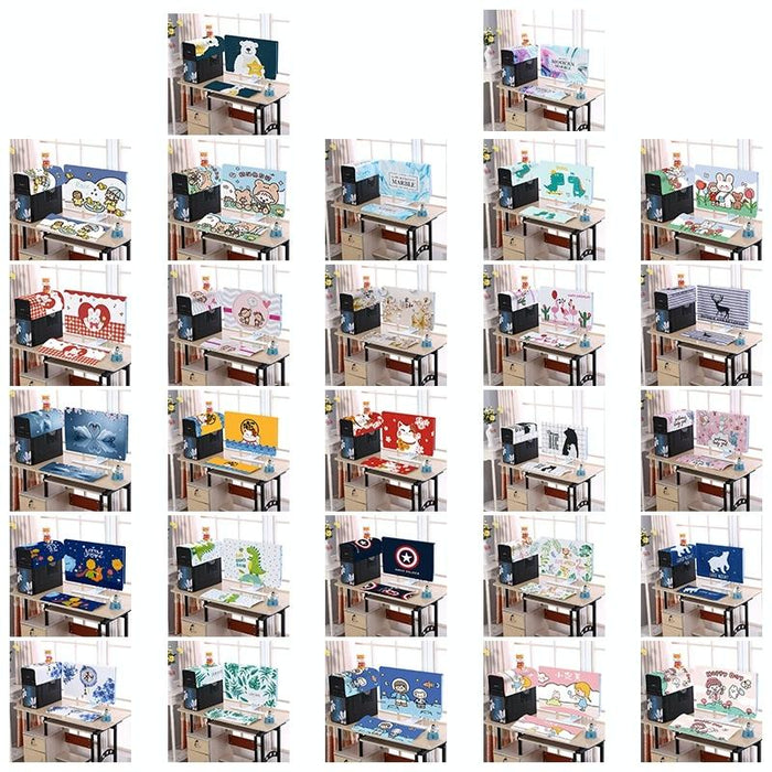 Desktop Computer Lcd Monitor Cloth Dust-Proof Cover - Size 22 Inch