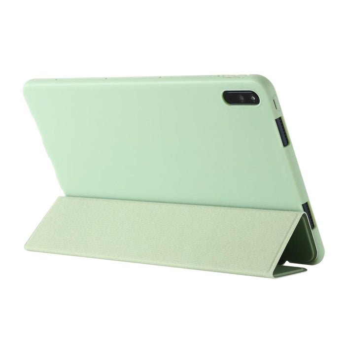 Shockproof Leather Case With Three-Fold Holder