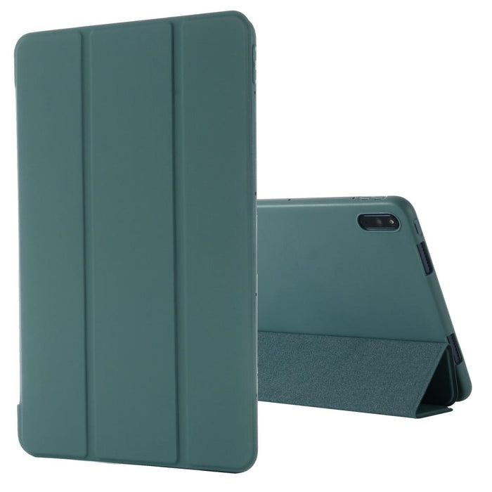 Shockproof Leather Case With Three-Fold Holder