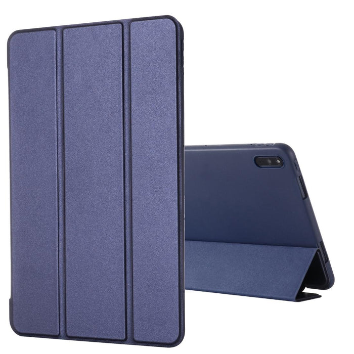 Shockproof Leather Case With Three-Fold Holder