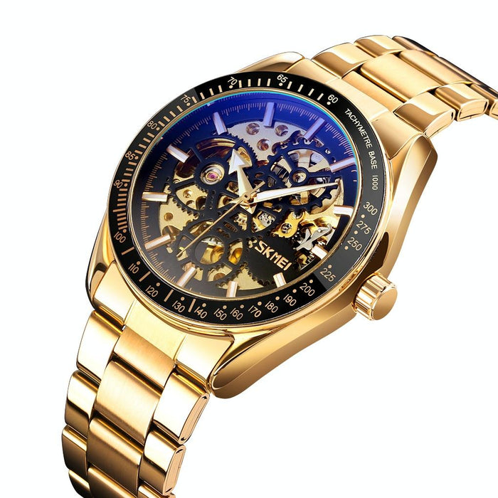 9194 Men Mechanical Gear Dial Automatic Mechanical Watch