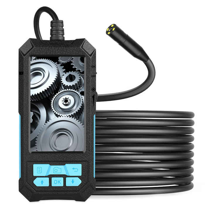 14Mm 4.5 Inch Hd 500W Autofocus Camera Endoscope Portable Waterproof Industrial Pipe Endoscope Hard Cable Length 5M
