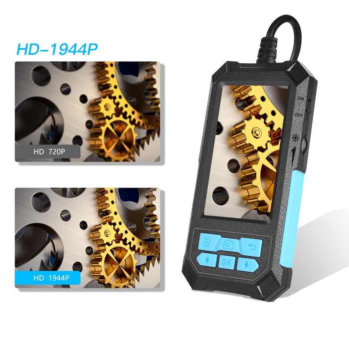 11Mm 4.5 Inch Hd 500W Autofocus Camera Endoscope Portable Waterproof Industrial Pipe Endoscope Hard Cable Length 2M