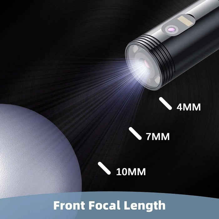 3.9Mm Single Lens Hand-Held Hard-Wire Endoscope With 4.3-Inch Ips Colour Lcd Screen Cable Length 2M Yellow