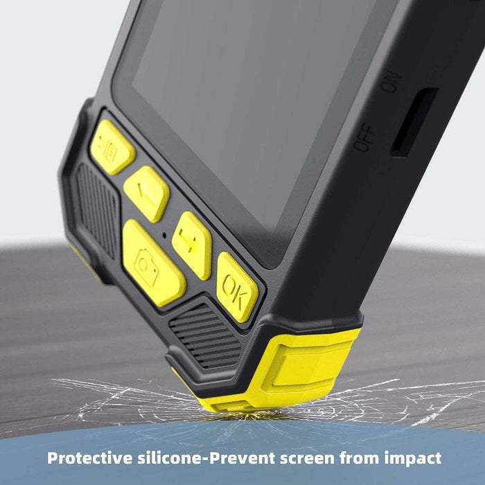 3.9Mm Single Lens Hand-Held Hard-Wire Endoscope With 4.3-Inch Ips Colour Lcd Screen Cable Length 3.5M Yellow