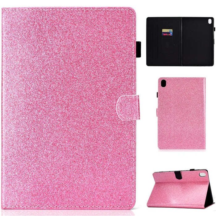 Glitter Leather Case With Holder & Card Slot