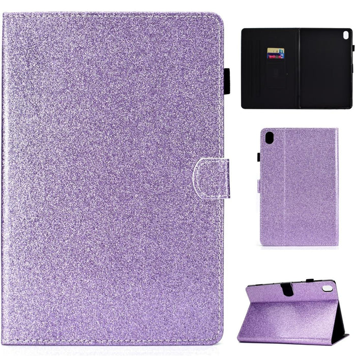 Glitter Leather Case With Holder & Card Slot