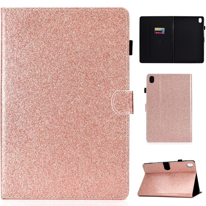 Glitter Leather Case With Holder & Card Slot