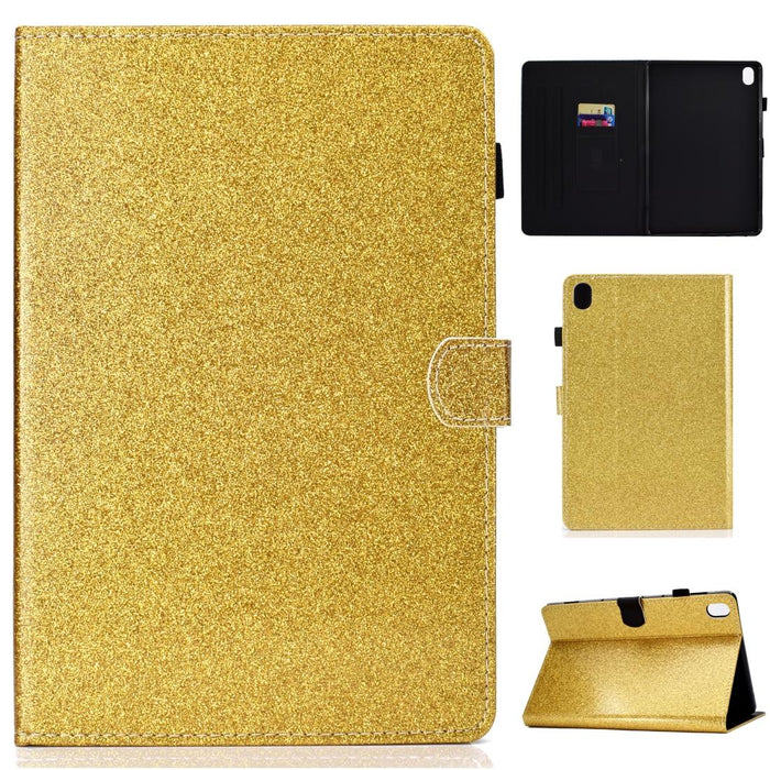 Glitter Leather Case With Holder & Card Slot