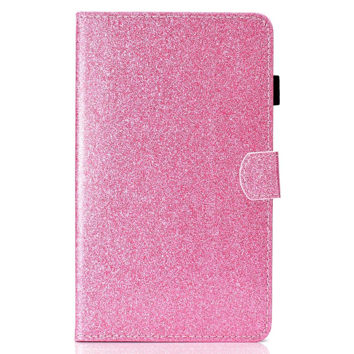 Glitter Leather Case With Holder & Card Slot