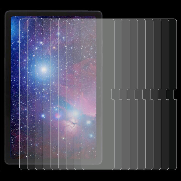25Pcs 9H 2.5D Explosion-Proof Tempered Tablet Glass Film For Samsung Galaxy Tab A8 / X200 / X205 / Galaxy Tab A8 10.5 2021 / Chiwei Hipad X Pro 10.5 / Blackview Tab 15 / 15 Pro / Hotwav Tab R5 / Tab R6 Pro