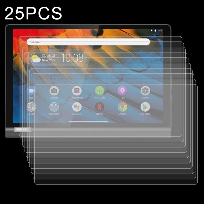 For Lenovo Yoga Smart Tab 25 Pcs 9H 2.5D Explosion-Proof Tempered Tablet Glass Film