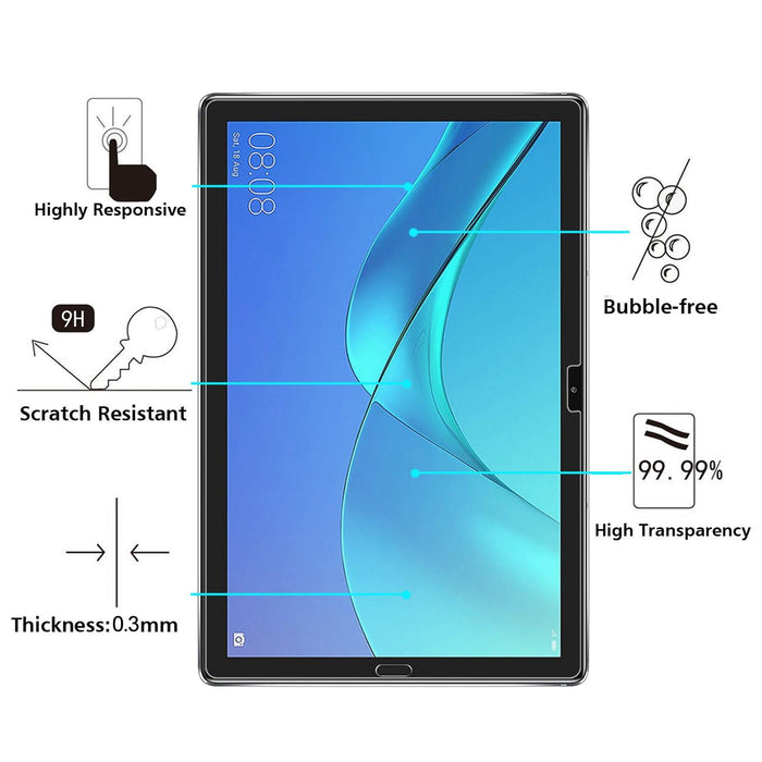 For Huawei Mediapad M5 10 Pro 25 Pcs 9H 2.5D Explosion-Proof Tempered Tablet Glass Film