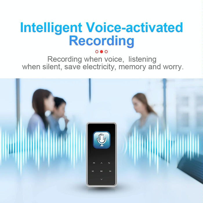 Portable Bluetooth Player 4Gb Capacity Silver