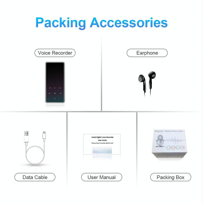 Portable Bluetooth Player 4Gb Capacity Silver