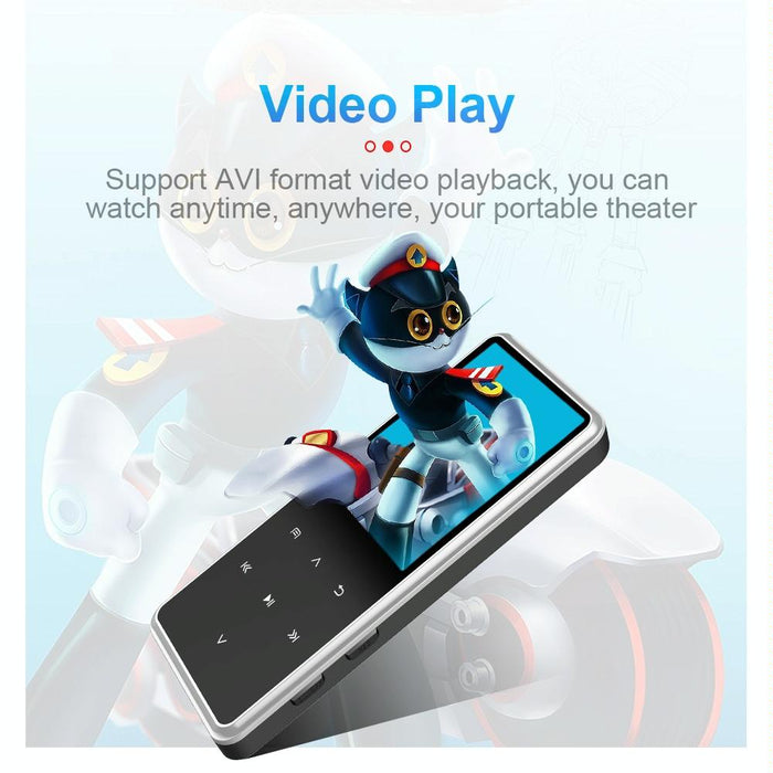 Portable Bluetooth Player 4Gb Capacity Silver