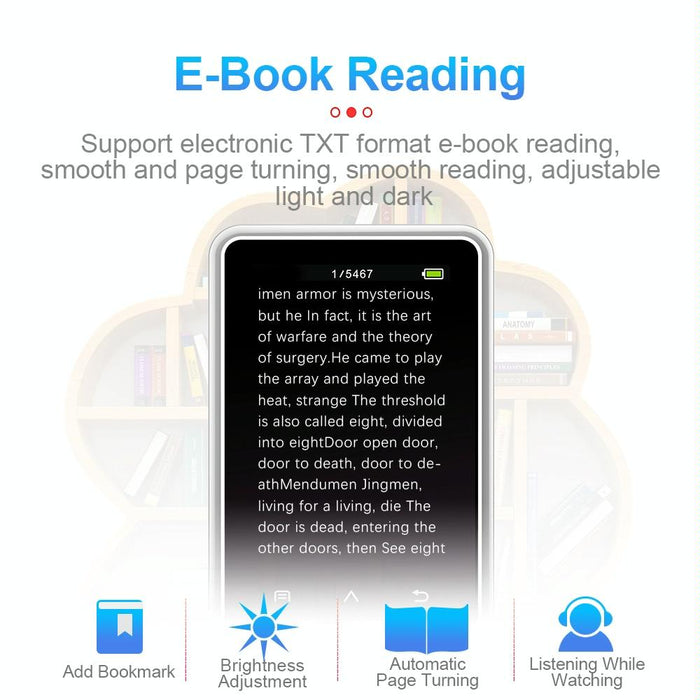 Portable Bluetooth Player 4Gb Capacity Silver