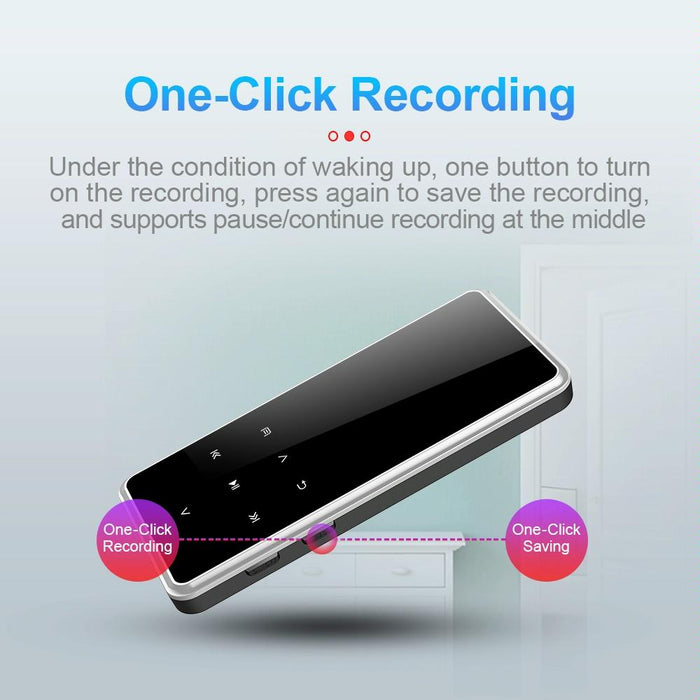 Portable Bluetooth Player 4Gb Capacity Silver