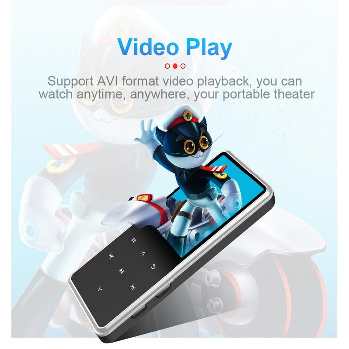 Portable Bluetooth Player 8Gb Capacity Silver