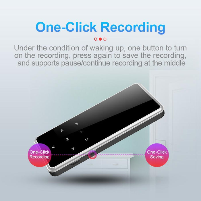 Portable Bluetooth Player 8Gb Capacity Silver