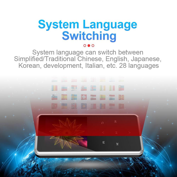 Portable Bluetooth Player 32Gb Capacity Silver